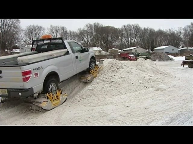 Track N Go Truck Track System used for saving lives. (Dane County's Blizard Budster)