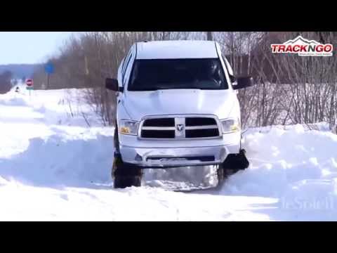 Des chenilles à neige pour camionnette inventées à Lévis ( Reportage Journal le Soleil)